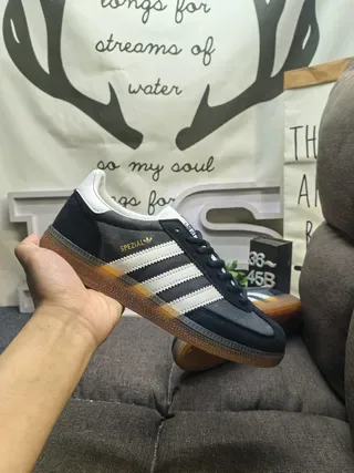 Adidas Black White Low-Top Cupsole Lifestyle Sneakers 5