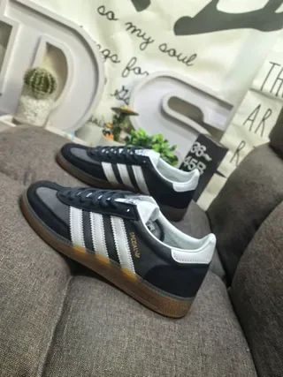 Adidas Black White Low-Top Cupsole Lifestyle Sneakers 7