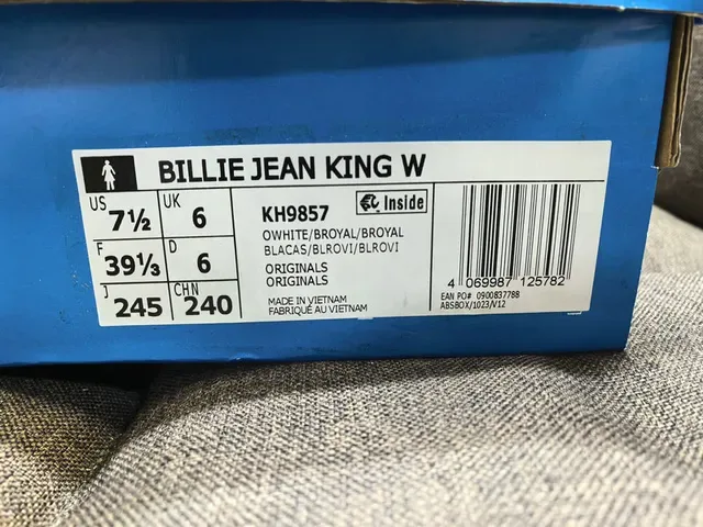 Adidas Sneakers Lifestyle avec tige en daim bleu blanc et trois bandes 2