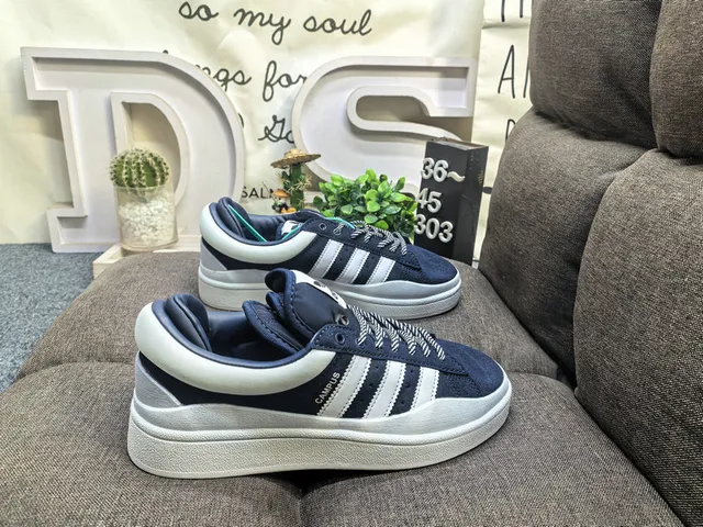 Adidas Campus Black and White Lifestyle Sneakers 11