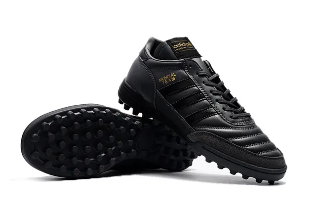 Adidas Copa Mundial Chaussures de football Noir et Or gazon artificiel 3