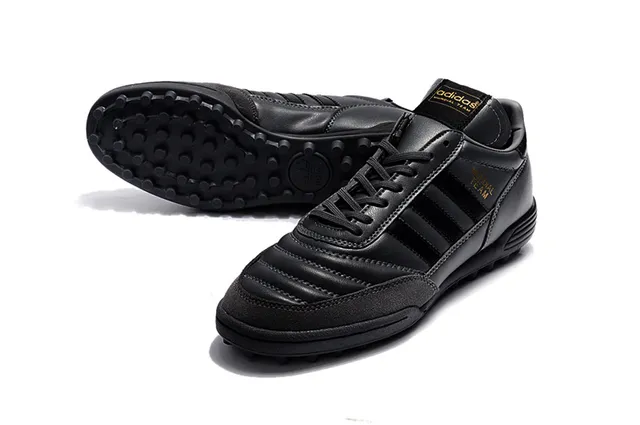 Adidas Copa Mundial Chaussures de football Noir et Or gazon artificiel 4