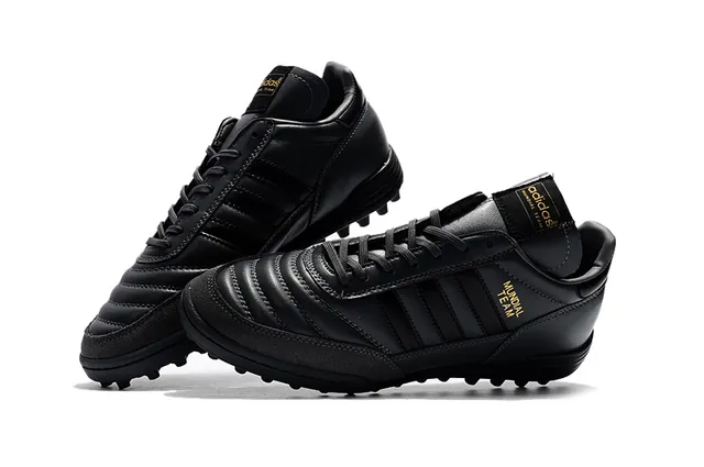 Adidas Copa Mundial Chaussures de football Noir et Or gazon artificiel 9