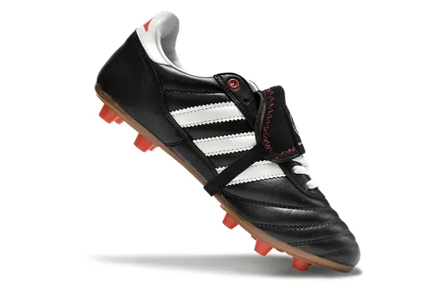 Adidas Copa SPZL Noir Blanc Orange Chaussures de football pour terrain ferme 2