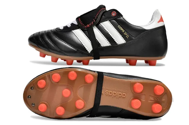 Adidas Copa SPZL Noir Blanc Orange Chaussures de football pour terrain ferme 6