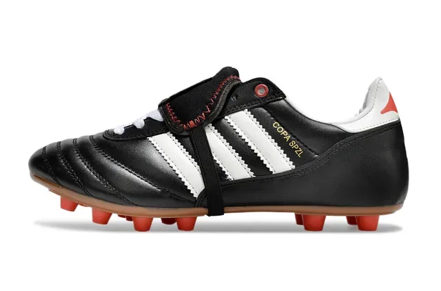 Adidas Copa SPZL Noir Blanc Orange Chaussures de football pour terrain ferme 7