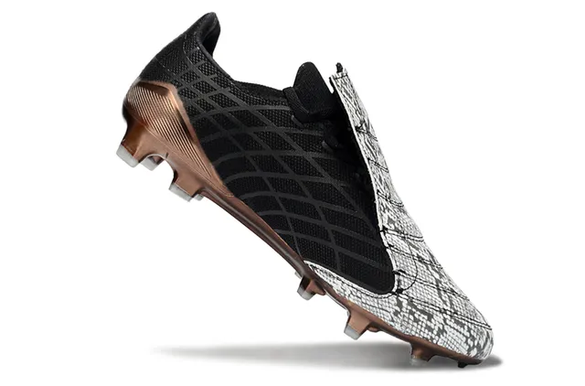 Adidas F50 Black Brown Low-Cut Bootie Upper Geometric Mesh Texture Firm-Ground Soccer Shoes 2
