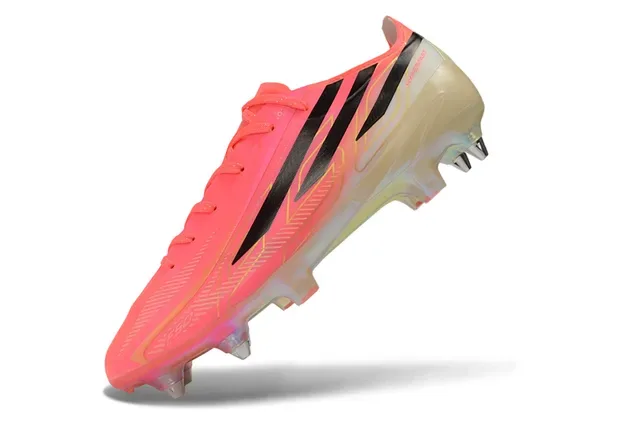 Adidas F50 Hyperfast Pink Black Firm-Ground Soccer Shoes 3