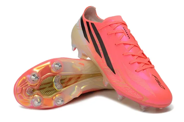 Adidas F50 Hyperfast Pink Black Firm-Ground Soccer Shoes 4