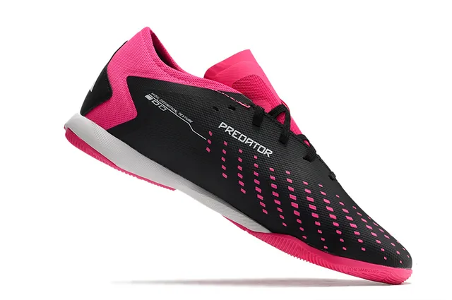 Adidas Falcon Essence Noir Rose Perforé Synthétique Chaussures de football intérieur 6
