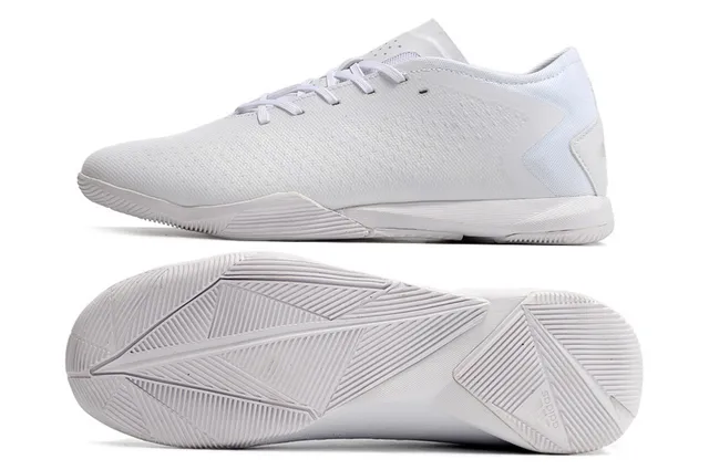 Adidas Falcon Essence Noir Rose Perforé Synthétique Chaussures de football intérieur 11