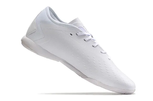 Adidas Falcon Essence Noir Rose Perforé Synthétique Chaussures de football intérieur 12