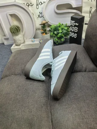Adidas Gazelle Light Mint Suede Lifestyle Sneakers 6