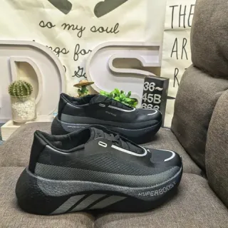 Adidas Hyperboost Black Gray Lifestyle Sneakers