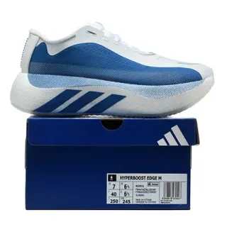Adidas Hyperboost Edge M White and Blue Lifestyle Sneakers
