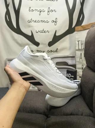 Adidas Hyperboost White Lifestyle Sneakers 5