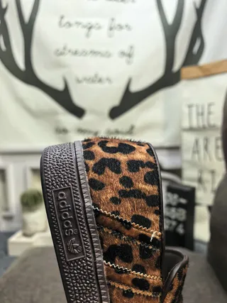 Adidas Leopard-Print Penny Strap Loafers 3