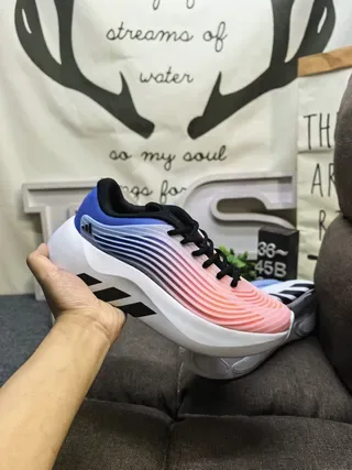 Adidas Multicolor Wave-Patterned Upper Gradient Color Blocking Lifestyle Sneakers 5