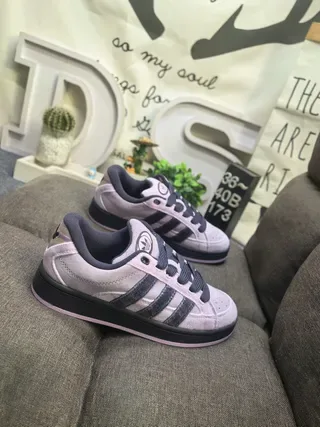 Adidas Navy Burgundy Low-Top Suede-and-Textile Upper Lifestyle Sneakers 9