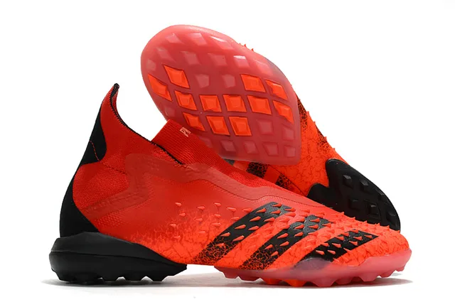Adidas Rose Multicolore Moulé Pique Jaula Géométrique Impression Dessus Gazon Chaussures de Football 9