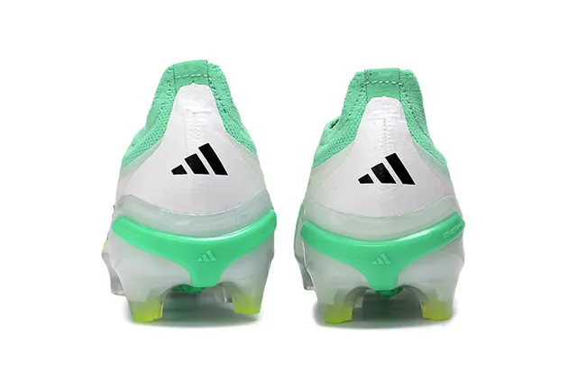 Adidas Predator সবুজ সাদা সক-ফিট নিট আপার মোল্ডেড স্টাড ফার্ম-গ্রাউন্ড ফুটবল জুতো 4