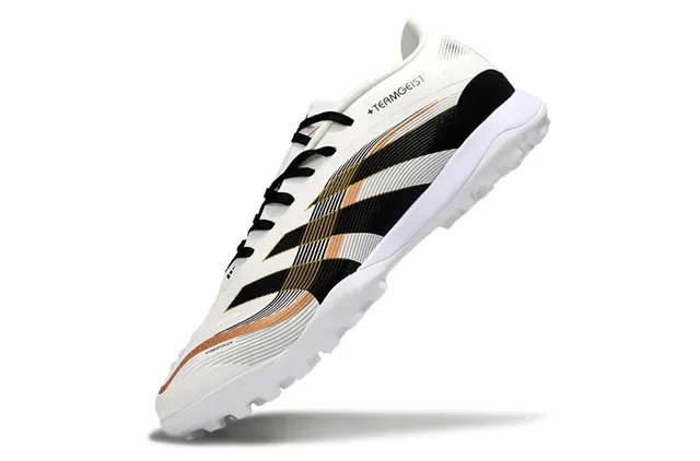 Adidas Predator Teamgeist Chaussures de Football Turf Blanc Noir Or 3