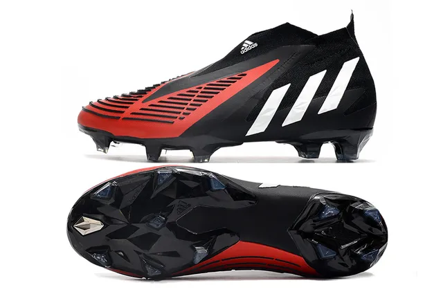 Adidas Predator blanc noir doré Firm-Ground Chaussures de football 3