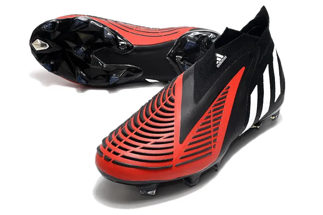 Adidas Predator blanc noir doré Firm-Ground Chaussures de football 7