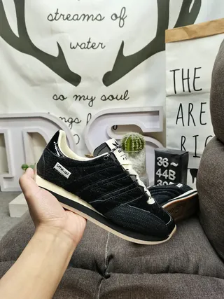 Adidas Retro Running Sneaker Black Cream Gum Lifestyle Sneakers 5
