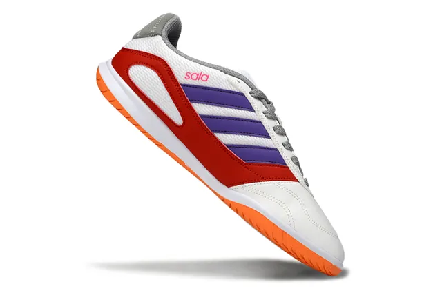 Adidas Sala White Green Low-Top Indoor Court Sole Sneakers 2