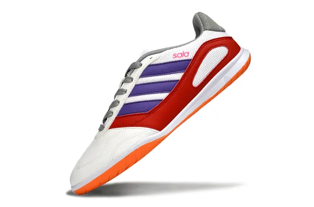 Adidas Sala White Green Low-Top Indoor Court Sole Sneakers 3