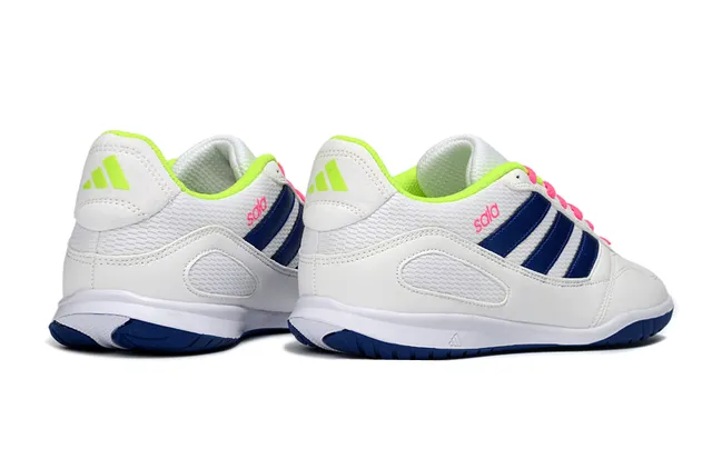 Adidas Sala White Green Low-Top Indoor Court Sole Sneakers 12