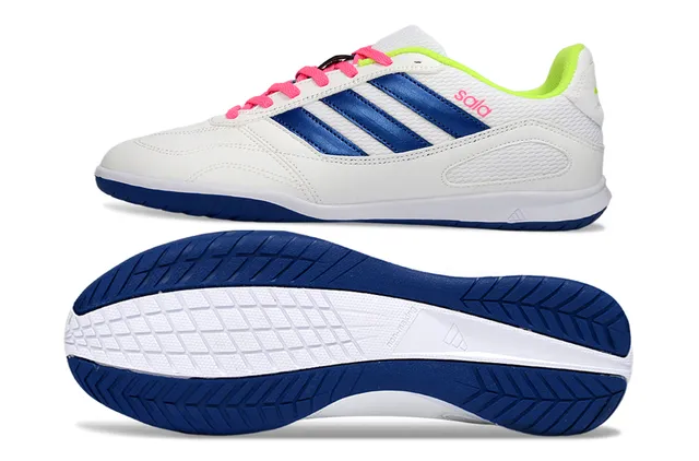 Adidas Sala White Green Low-Top Indoor Court Sole Sneakers 14