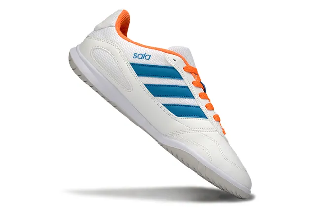 Adidas Sala White Green Low-Top Indoor Court Sole Sneakers 16