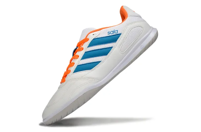 Adidas Sala White Green Low-Top Indoor Court Sole Sneakers 17