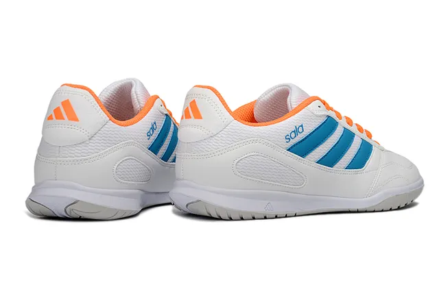 Adidas Sala White Green Low-Top Indoor Court Sole Sneakers 19