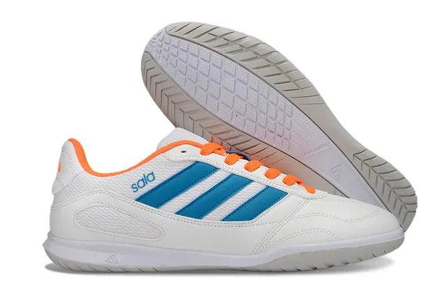 Adidas Sala White Green Low-Top Indoor Court Sole Sneakers 20