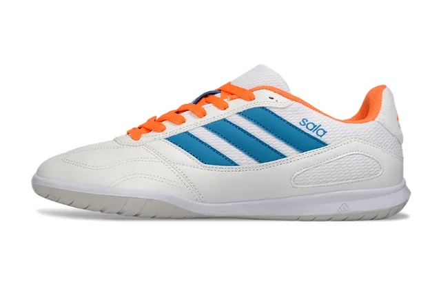 Adidas Sala White Green Low-Top Indoor Court Sole Sneakers 22