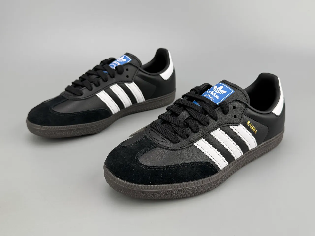 Adidas Samba 黑白生活休闲鞋 7