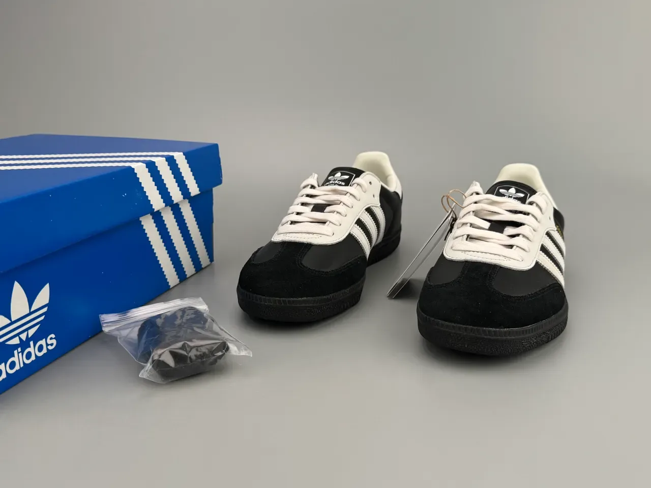 Adidas Samba Black White Gold Lifestyle Sneakers 7