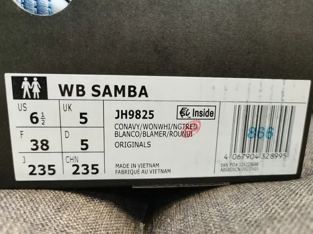 Adidas Samba OG Blue Croc-Embossed Lifestyle Sneakers 2