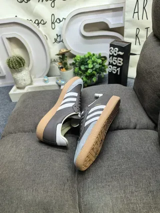Adidas Samba OG Brown Gray Gum Lifestyle Sneakers 6