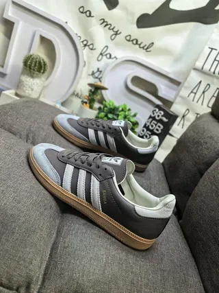 Adidas Samba OG Brown Gray Gum Lifestyle Sneakers 7