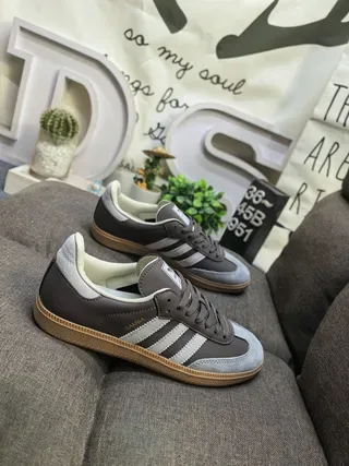 Adidas Samba OG Brown Gray Gum Lifestyle Sneakers 9