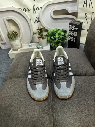 Adidas Samba OG Brown Gray Gum Lifestyle Sneakers 10