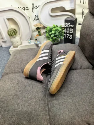 Adidas Samba OG Dark Gray Pink Gum Lifestyle Sneakers 6