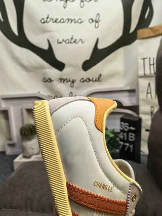 Adidas Samba OG Light Gray Mustard Yellow Rust Orange Lifestyle Sneakers 3