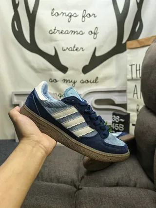 Adidas Samba OG Navy and Beige Lifestyle Sneakers 5