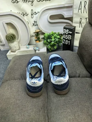 Adidas Samba OG Navy and Beige Lifestyle Sneakers 8
