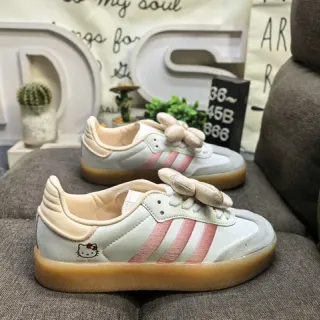 Adidas Samba OG Pink Stripes Hello Kitty Lifestyle Sneakers